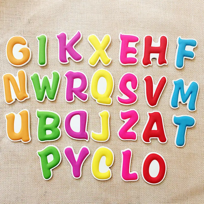 

26pcs/set Gift Set Magnets Teaching Alphabet Colorful Magnetic Fridge Letters & Numbers Education Learn Cute Kid Baby Toy