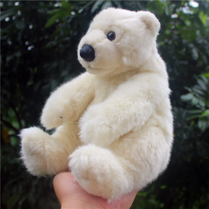 kawaii polar bear plush toy doll girl doll animals bear dolls white bear hug pillow children birthday gift 11inch 28cm DY50396 (2)