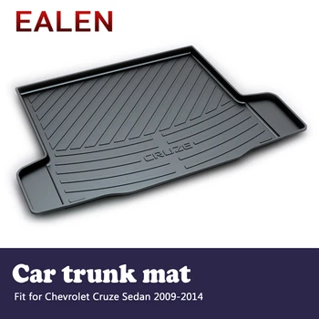 

EALEN For Chevrolet Cruze Sedan 2009 2010 2011 2012 2013 2014 Boot Liner Anti-slip mat Accessories1Set Car Cargo rear trunk mat
