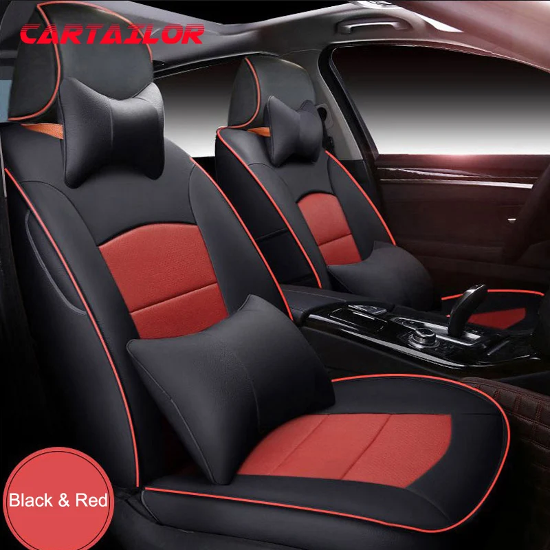 CARTAILOR Cowhide Car Seat Cover for Peugeot 508 Genuine Leather Seat