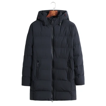 

Plus Size 8XL Winter Thick Long Parka Jackets Men Warm Cotton Padded OuterWear Male Casual Thermal Windbreaker Coats Clothing
