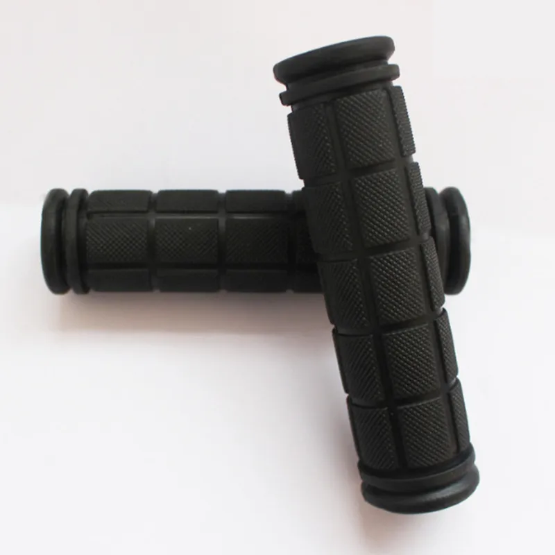 1 Pair Rubber Bicycle Handlebar Grip Mountain Bike Bicycle Soft Rubber Non-Slip Handlebar Bar End Grip Bicycle Accessories