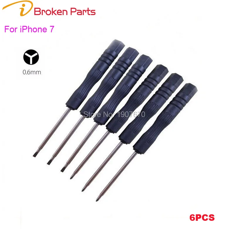 6PCS 0.6mm Tri Wing Tri Point Screwdriver Y Tip for iPhone 7 Precision 0.6 Y Screw driverin