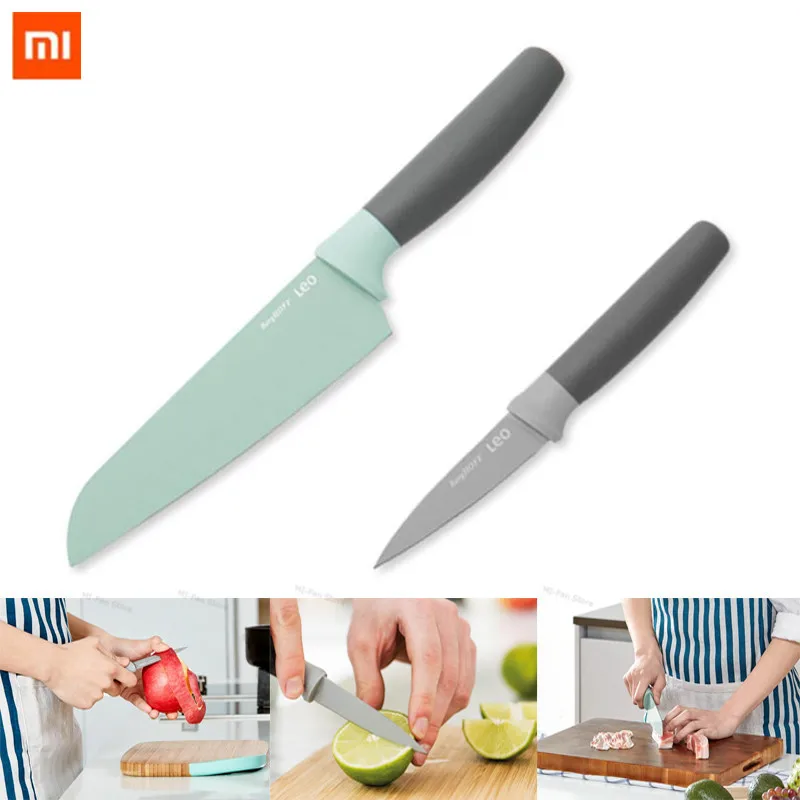 

New Xiaomi BergHOFF alloy steel Kitchen/Fruit knife Non-stick Chef Knife Meat/Vegetables knife light Cooking Accessories Tools