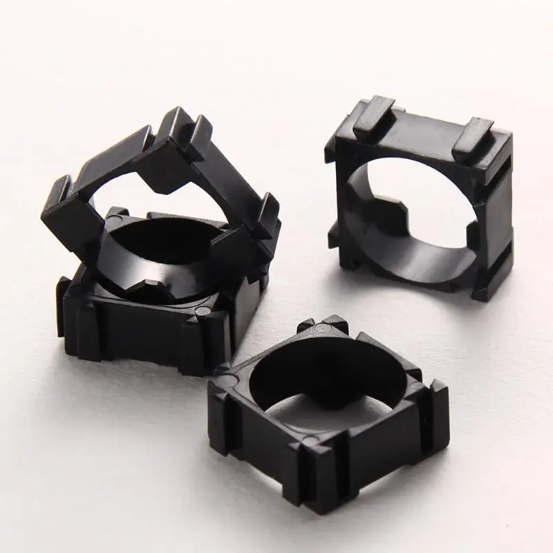 

18650 Cylindrical Battery Holder Brackets Safety Anti-vibration holder Cylindrical bracket 100 pieces