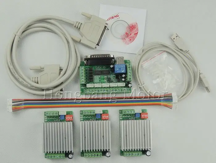 mach3 CNC Router 3 Axis Kit TB6600 3 Axis 0 4 5A Stepper Motor Driver Controller