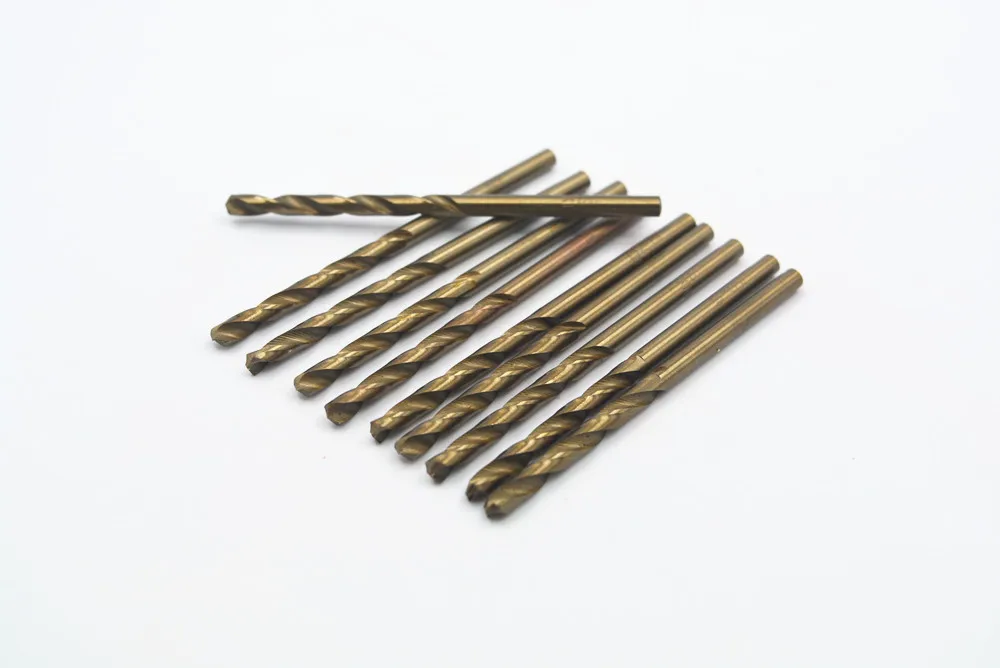 3.3mm Electric Drill Stainless Steels Antique Brass HSS Co Twisted