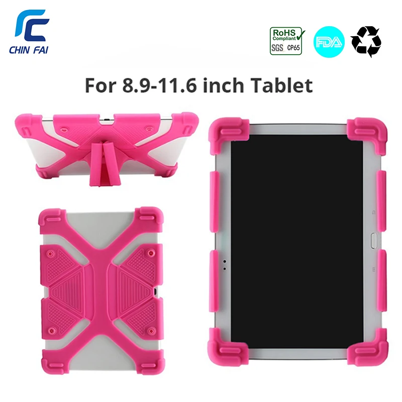 

ZH-4950 Silicone Shockproof Universal Case for Ipad Air 2 For 8.9-11.6 Inch Tablet PC iPad Samsung Funda Tablet Universal Case