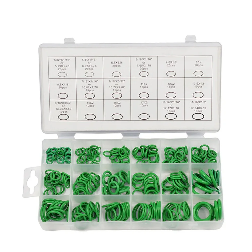 

270PCS/SET Professional Home Use Rubber O Ring Assortment Kit Metric Automotive Grommet Rubber Ring Set