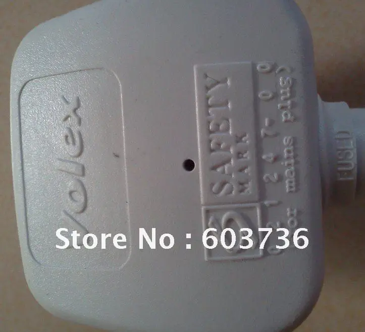 Volex APC13G BS1363 10A 250V Apple Power Cord UK EU 3 pin Plug 1.8