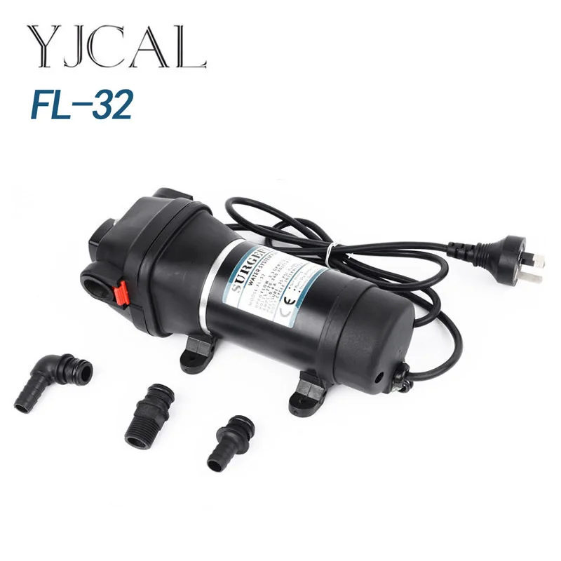 FL-32 110V 220V Small Household Electric Water Pump Water Heater Booster Self Priming Pump Temperature Control Pressure