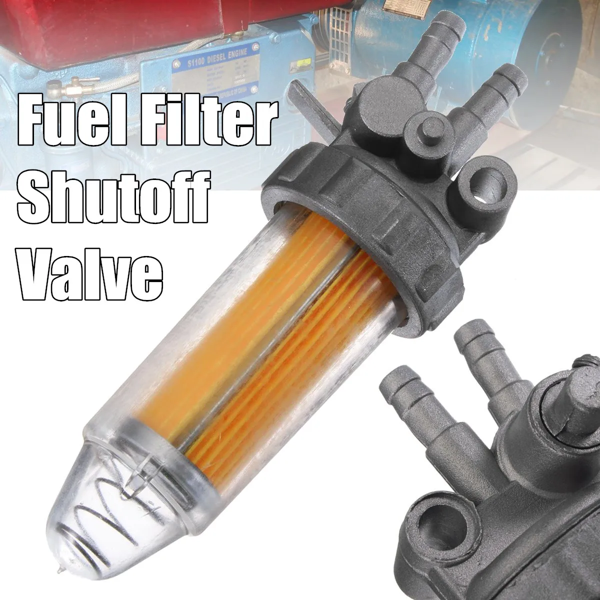 

Diesels Fuel Filter Shutoff Valve Assembly For Kipor For KAMA For ETQ DuroPower Diesels Generator