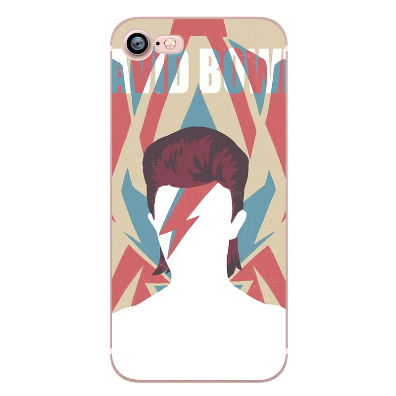 David Bowie Case Blackstar Starman Cool Painting Soft Silicone Transparent TPU for Apple iphone 7 6 5s 6s 5 SE 6plus 7plus Coque (7)