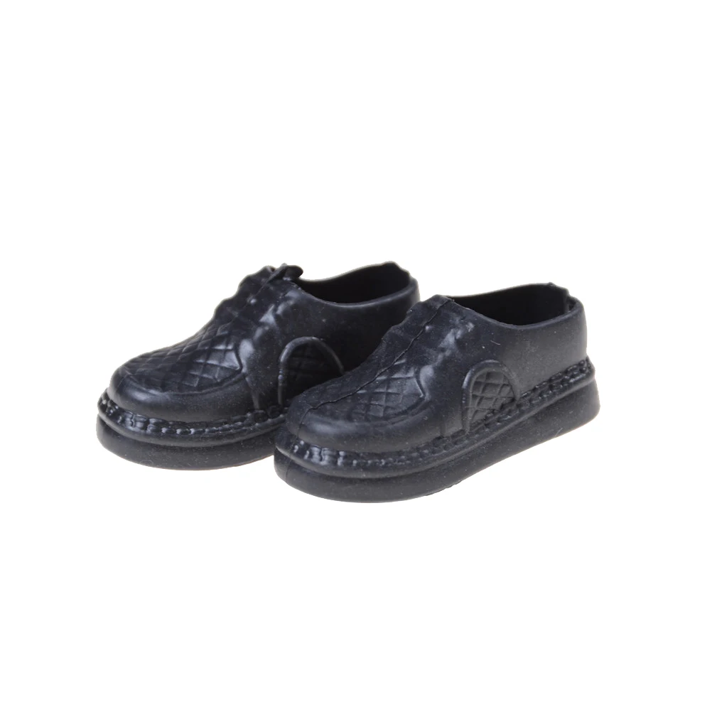3 Pair Handmade Black Cute Male Shoes For Barbie Boyfriend Ken Doll Gift Fashion