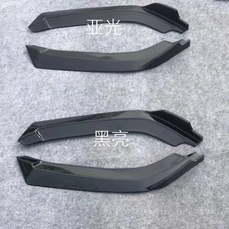 

For Honda Civic Sedan 2016 2017 ABS Matt Black Car Front Bumper Lip Diffuser Splitters Canard Car Styling Accessories 2pcs