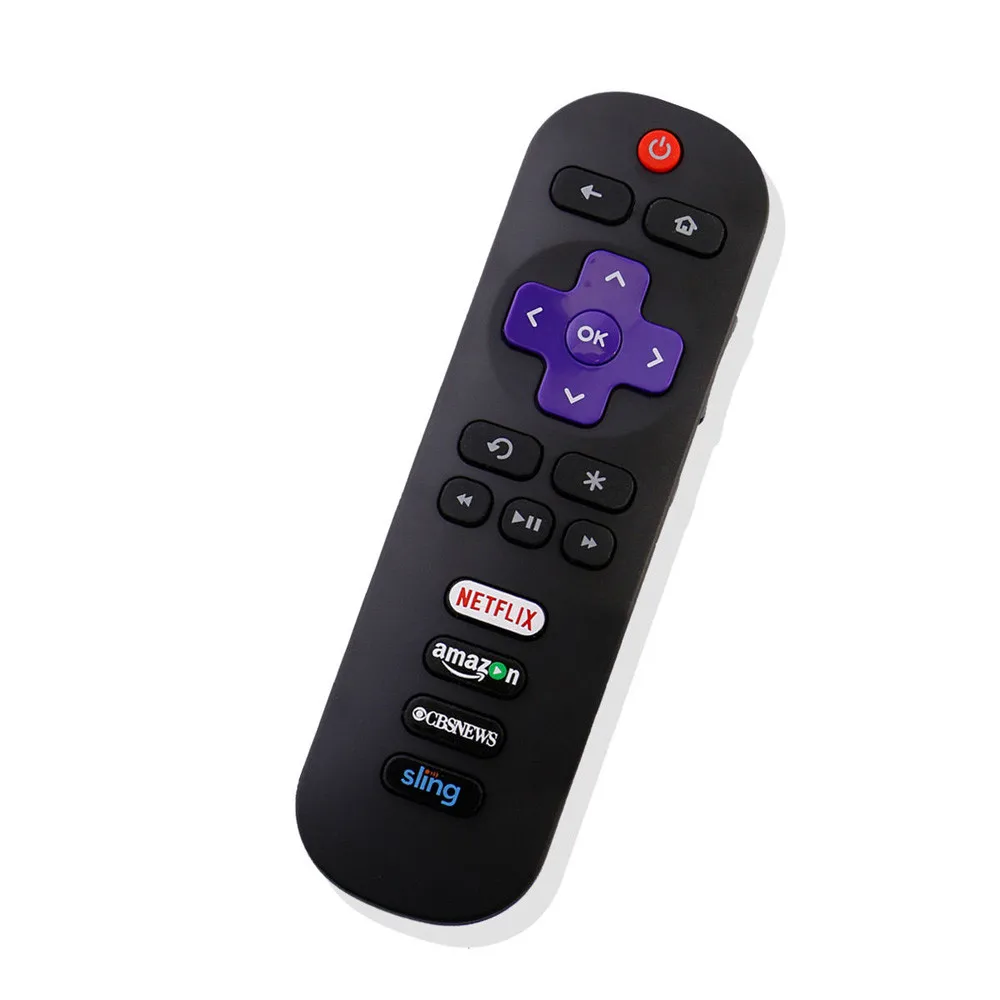 RC280 LED HDTV Remote Control for TCL ROKU TV with Rdio Vudu Netflix