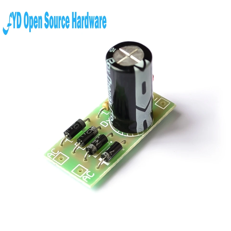 1pcs AC to DC power conversion module 1N4007 full bridge rectifier filter 12V 1A AC DC converter