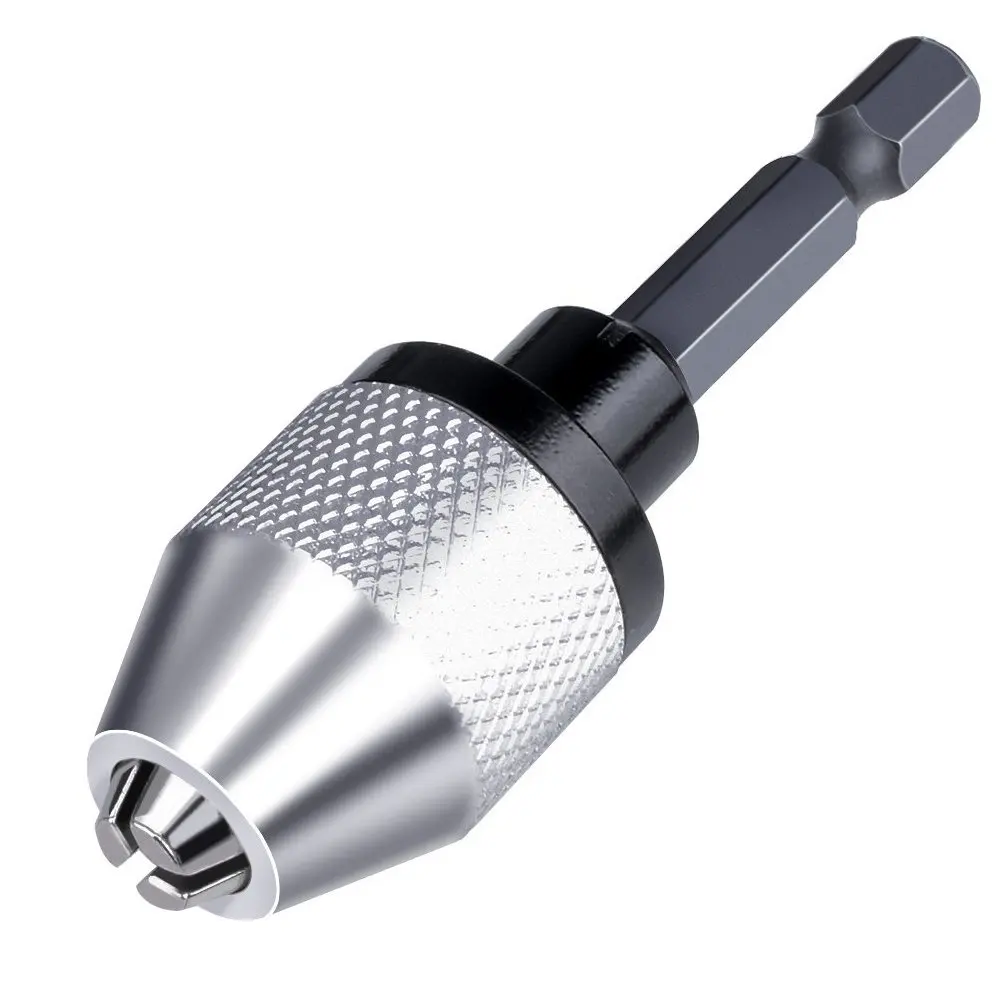 3-Jaw Drill Chuck Keyless Drill Chuck Screwdriver Impact Driver Adaptor Hex Shank Drill Bit Tool Quick Change Convertor Adapter 3-Jaw Drill Chuck Keyless Drill Chuck Screwdriver Impact Driver Adaptor Hex Shank Drill Bit Tool Quick Change Convertor Adapter