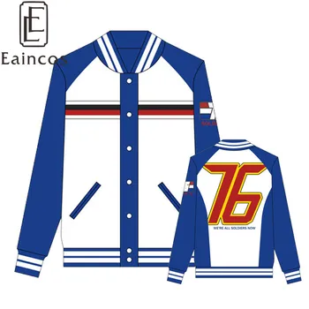 

2017 High Quality Soldier 76 Jackets Cosplay Party Costume Fashion Sweatshirts Men Sport Coat
