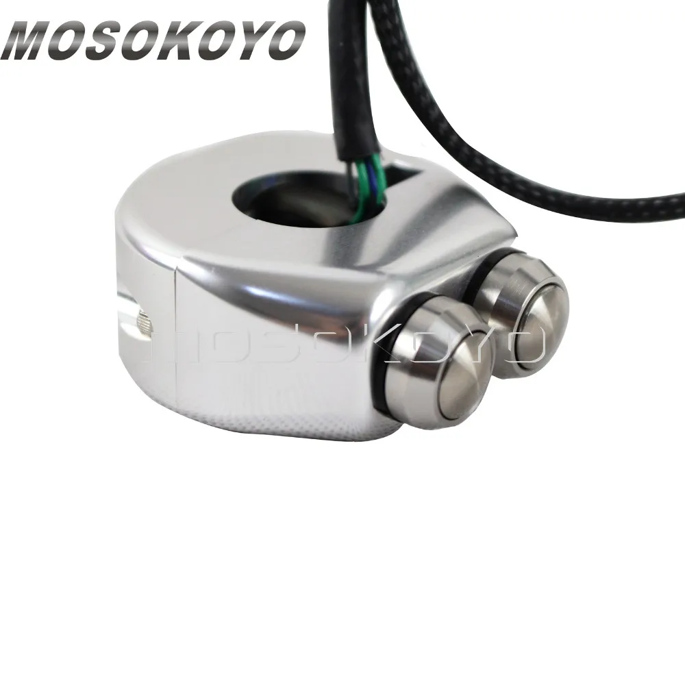 M switch кнопки управления ЧПУ алюминий 22 мм руль переключатели 7/8 &quotРучка Бар для