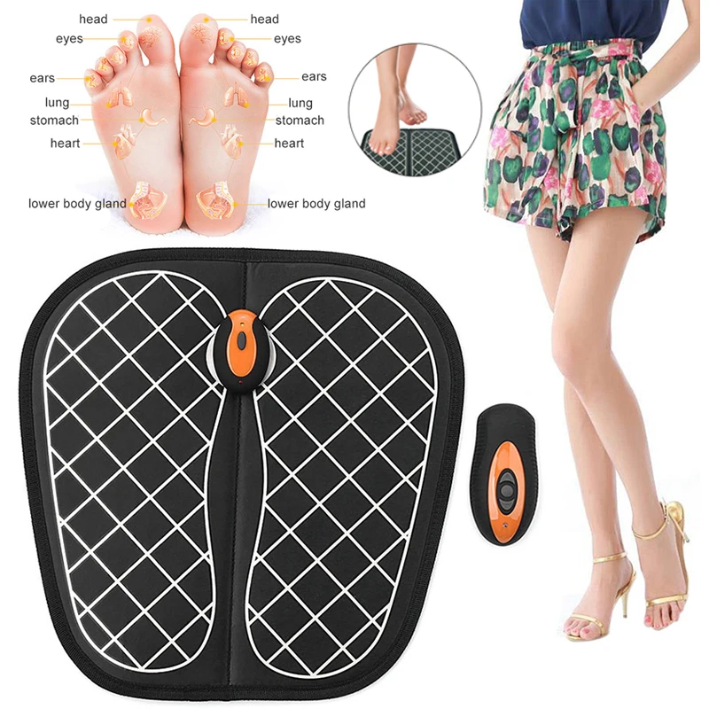 

Foot Massager Blood Circulation Mini Fat Burning Machine Fitness Vibration Foot Massage For Body Slimming Feet Workout Mat