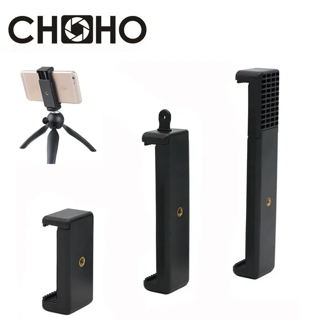 

Phone Holder Clip Bracket Adapter for Ipad Smartphone Iphone Huawei Samsung Tripod 1/4 inch Nut Hole Selfie Stick Accessories