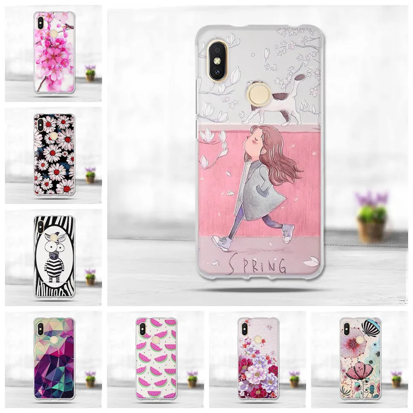 

for Xiaomi Redmi S2 Case Cover Soft TPU Silicone Back Cover Cases For Xiaomi Redmi S 2 Case For Redmi Y2 Y 2 Cell Phone Cases