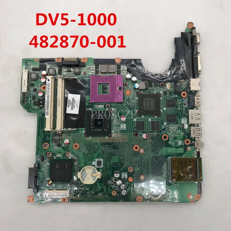 

Free shipping For DV5-1000 DV5-1100 DV5 laptop motherboard 482870-001 482870-501 G96-630-A1 graphics card working well