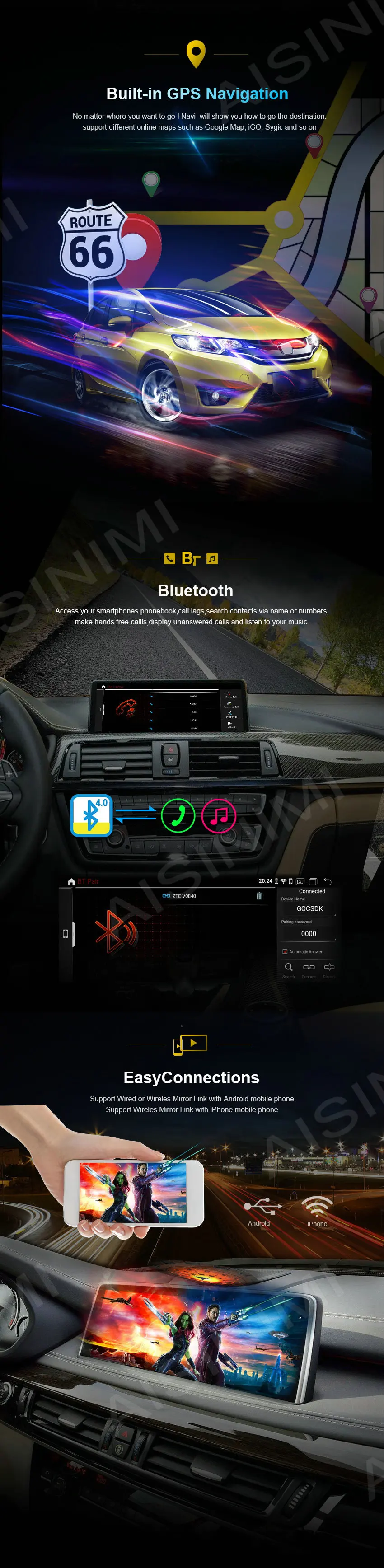 Best Android 9.0 ID7 Car Dvd Navi Player FOR BMW X3 E83 (2004-2009) supply with iDrive audio gps stereo auto ips screen all in one 3