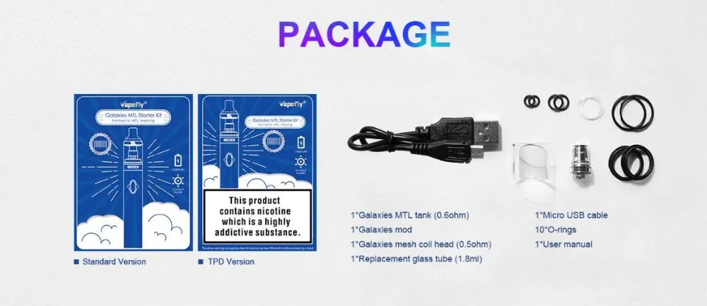 Vapefly Galaxies MTL -7