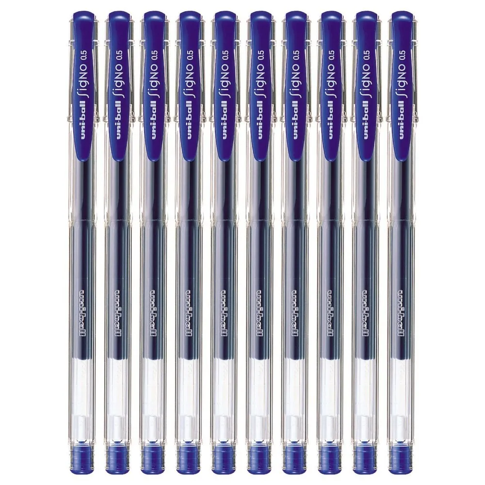 uni ball blue