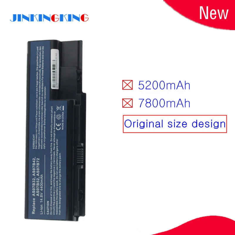 10,8 V аккумулятор ноутбука AS07B71 AS07B72 для acer Aspire 8730 г 8920 8920 8930 eMachines E510 E520 G420 G520 G620 G720