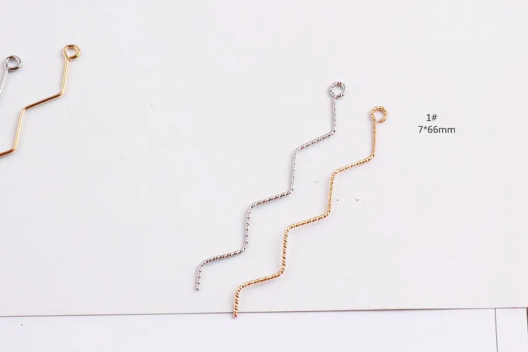 Ritoule Curve wave with earrings earrings ear clip ear hook DIY made in Korea simple ear jewelry parts and accessories Jewelry Findings