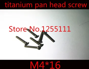 

50pcs/lot Titanium A2 M4*16 Cross Recessed Pan Round Head Machine Screw