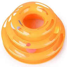 Gato Mascota de Juguete Interactivo de Capacitación Placa Diversión Creativa Gato de Juguete Para Mascotas de Lujo Trilaminar Loco Bola Disco de Actividad de Juego