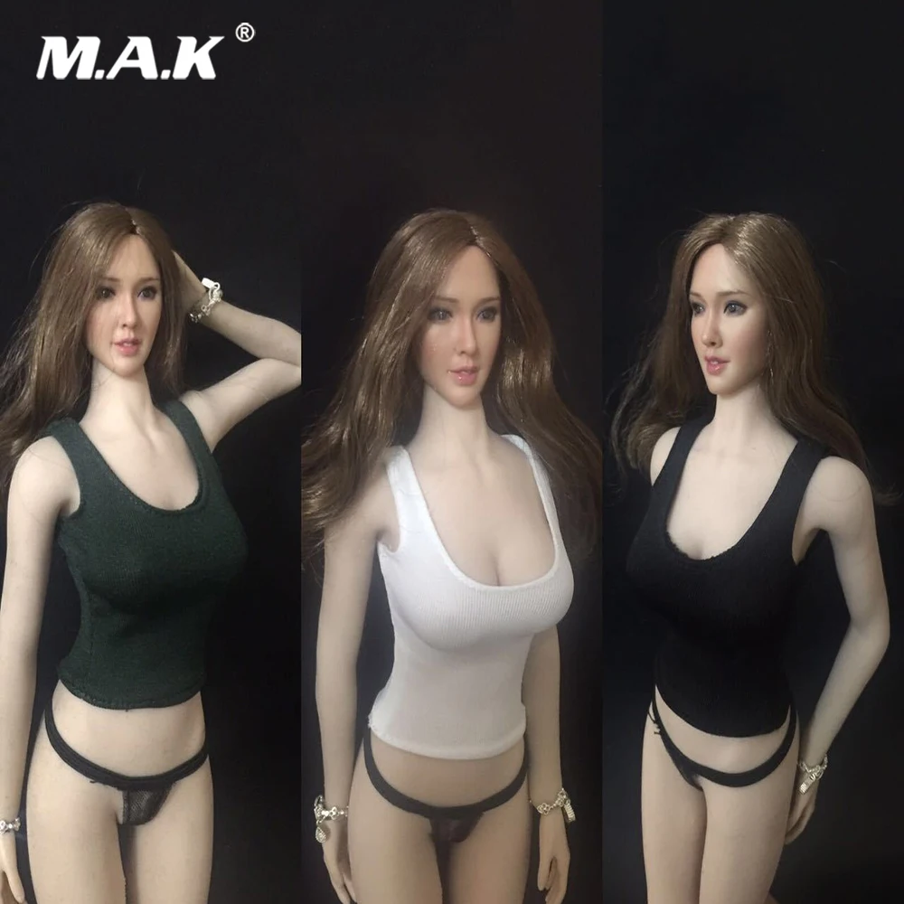 3 цвета 1/6 весы женской фигуры аксессуар жилет одежда подходит 12 ''бесшовные