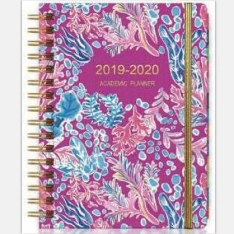 

Wholesale New Arrival 2019-2020 Planner Notebook Schedule Notepad With Hand-drawn Pictures And Metal Clip DOM1031235