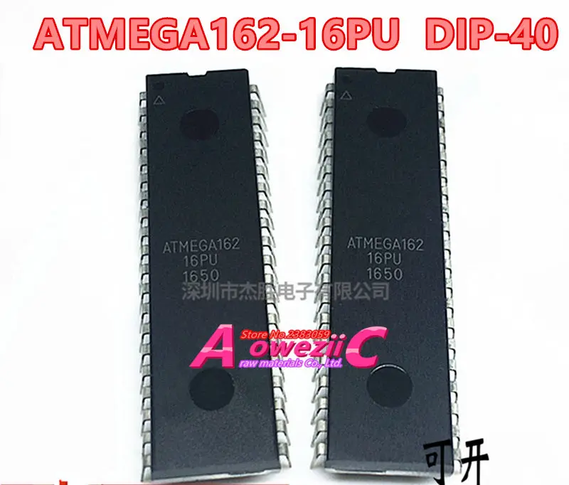 Aoweziic ATMEGA162-16AU ATMEGA162 TQFP-44 ATMEGA162-16PU ATMEGA162 ATMEGA162V-8PU ATMEGA162V DIP-40 контроллер