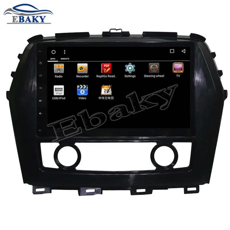 Top NaviTopia 10.1inch  2G /4G RAM 32G /64G ROM Quad Core/Octa Core Android 8.1 Car DVD Radio for Nissan Maxima 2016 s 2