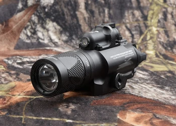 

tactical Weapon gun lamp light for glock and picatinny rail base hunting shooting Aluminum alloy cutting X 400V BLACK M4038