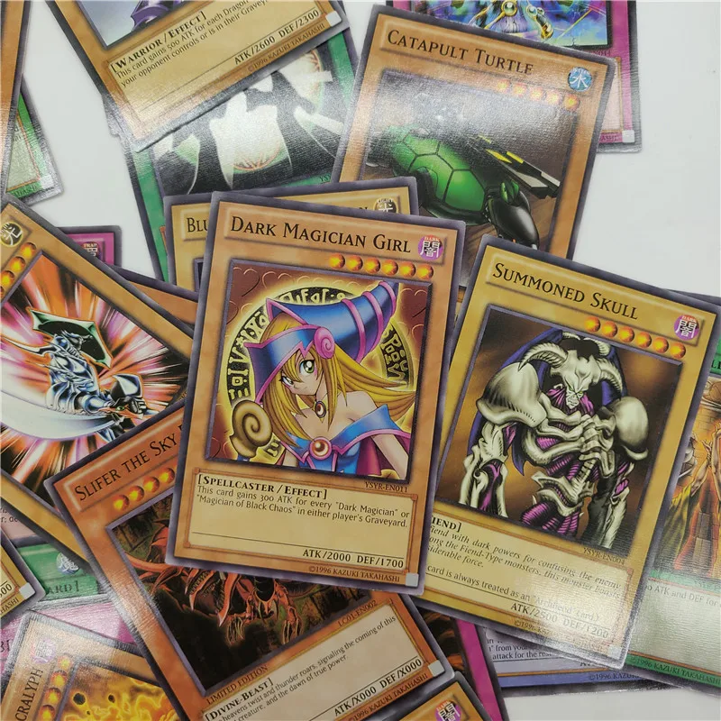 Новая английская версия 216 шт Дуэль Монстры YU GI OH игровая коллекция Carte торговые карты игра с красивой коробкой