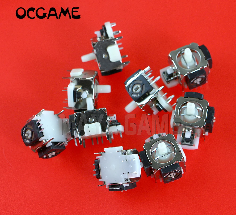 

OCGAME 2pcs/lot 3D Analog Joystick Controller Sensor Module Replacement For PS2 Controller For XBOX360 Controller Repair Part