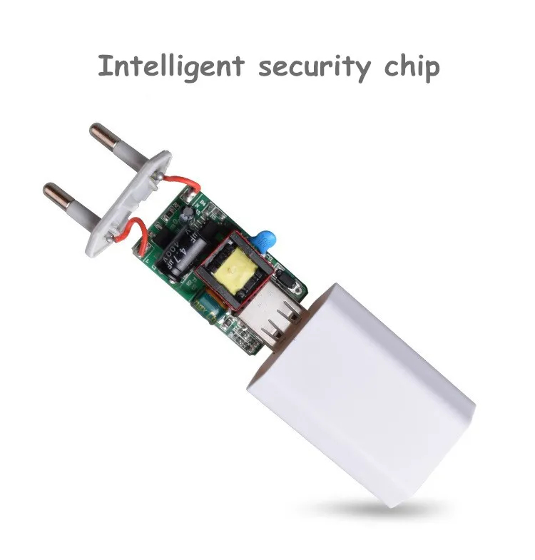 5V1A зарядное устройство Европейский стандарт и американский USB вилка мобильная