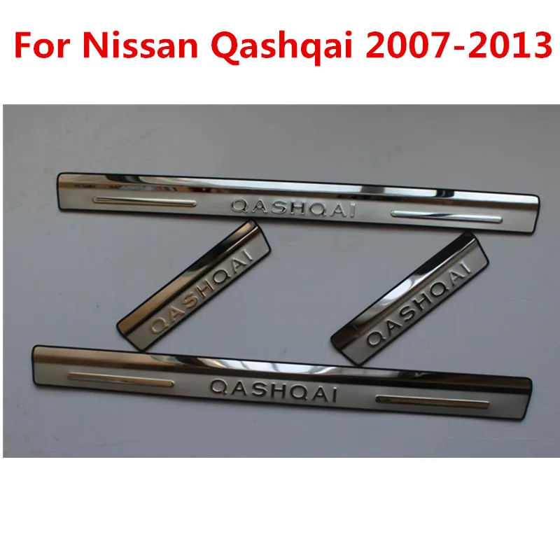 Внешний задний Нержавеющая сталь Накладка порога автомобильные аксессуары для Nissan Qashqai 2007 2008 2009 2010 2011 2