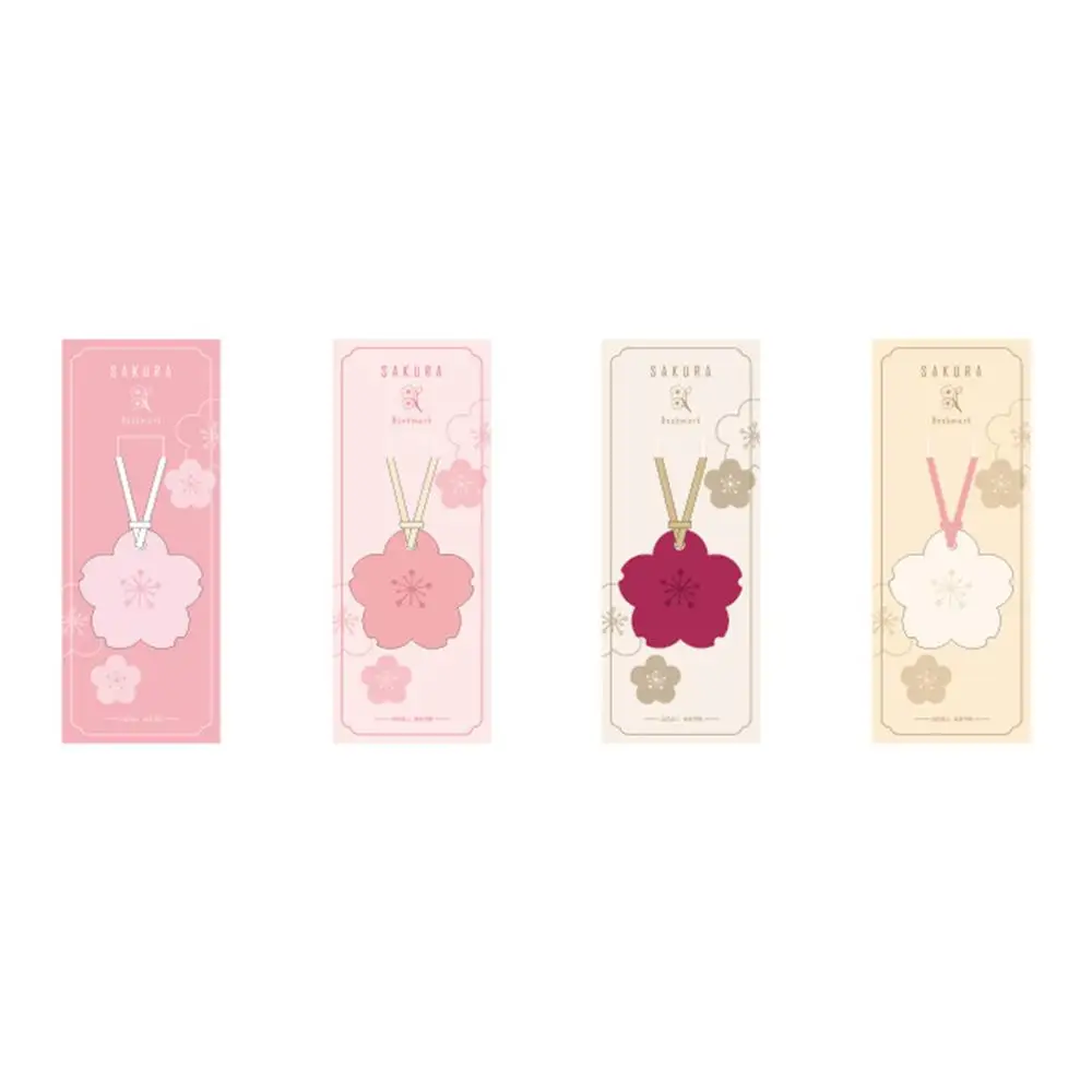 Цветок сакуры серии лепесток кожаный Закладка креативные канцелярские принадлежности горячего тиснения DIY практичные канцелярские товары студенческий подарок красивый