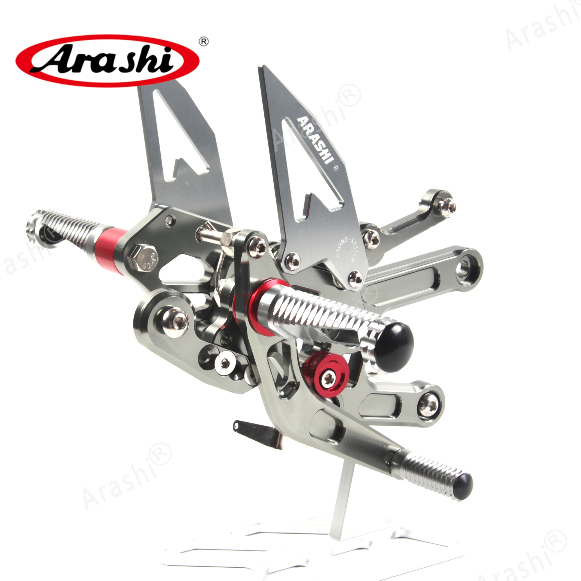 Arashi YZF R6 CNC регулируемая подножка для YAMAHA R6 17 18 Rider Rearset подножки аксессуары для мотоциклов