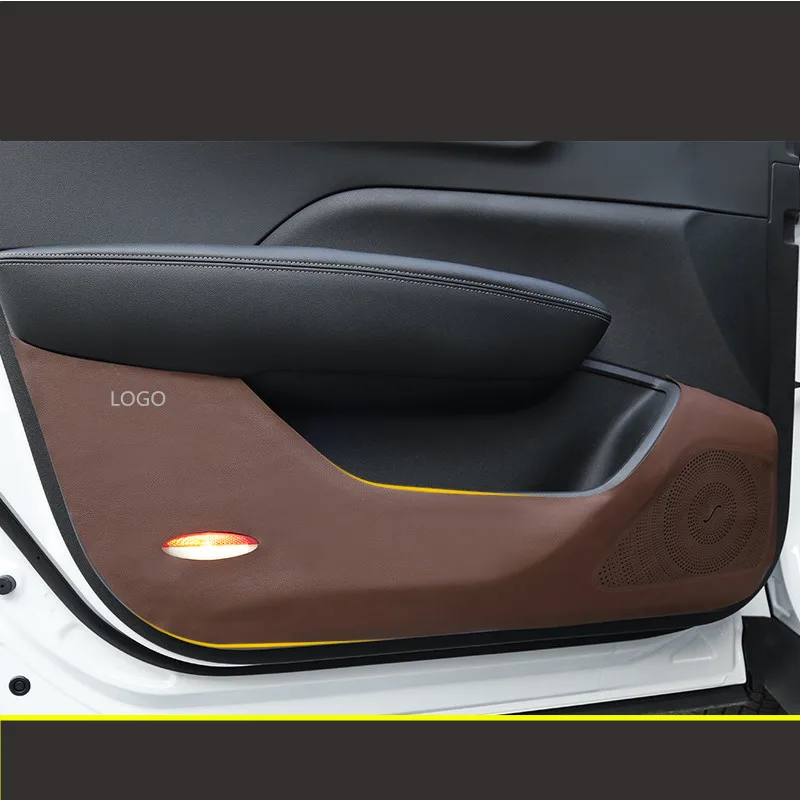 

Leather /PU Interior Door Anti-Kick Pad For Renault Koleos 2017 Z2EA1045