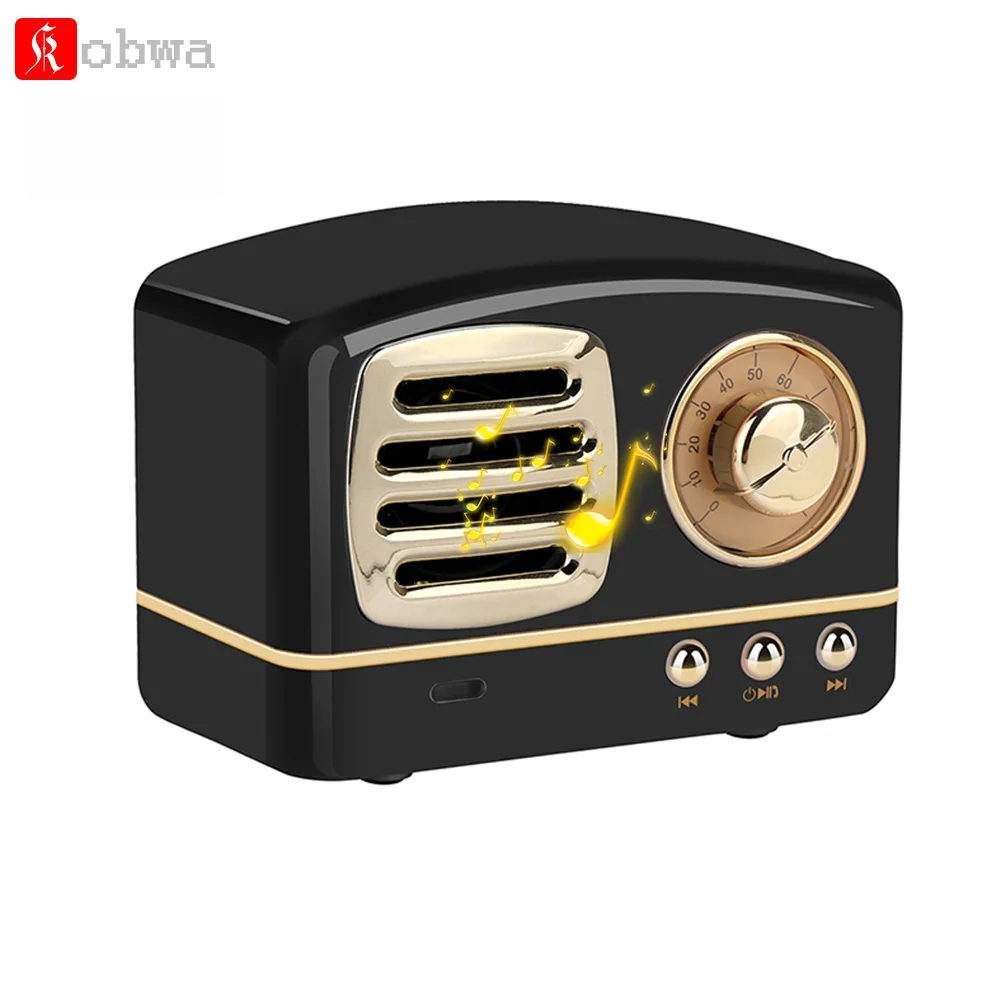 Kobwa Country-Style Retro Bluetooth Call Music Speaker Portable Mini Vintage Compatible With USB TF Card Phone PC Pad | Электроника