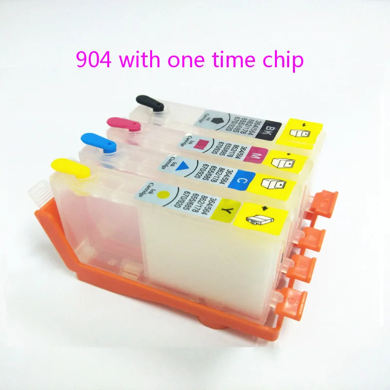

einkshop 904 Refillable Ink Cartridge Replacement For HP 904 xl OfficeJet Pro 6960 6961 6964 6970 6950 With one time chip