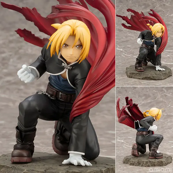 

Hot 24cm Anime Fullmetal Alchemist Edward Elric Action Figure Toys Collection Doll Christmas Gift with Box